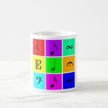 music symbols mug
