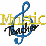 Music Teacher embroidered shirts