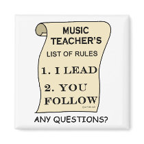 Music Teacher List Of Rules