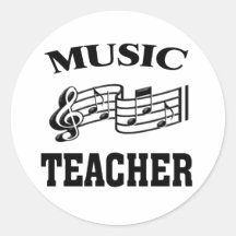 MUSIC TEACHER STICKERS