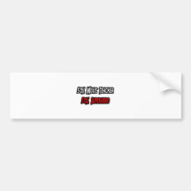 Music Teacher / Superhero Bumper Sticker