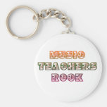 MUSIC TEACHERS ROCK KEYCHAINS