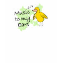 Music to My Ears Apparel t-shirts