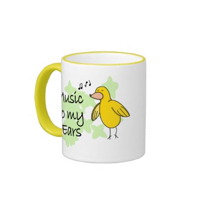 Music to My Ears Mug by MenagerieMayhem