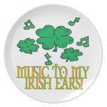 Music To My Irish Ears Plates