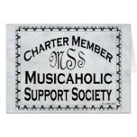 Musicaholic Support Society cards