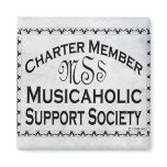Musicaholic Support Society magnets