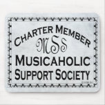 Musicaholic Support Society mousepads