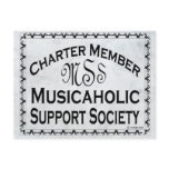 Musicaholic Support Society postcards