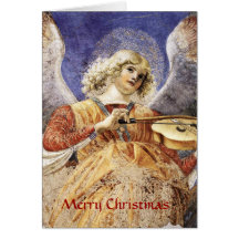 MUSICAL ANGEL GREETING CARD