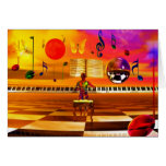 Musical art cards
