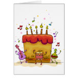 Musical Birthday Cake Card