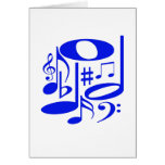 Musical Blue Card