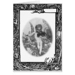 Musical Cherub with Violin Greeting Card