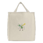 Musical Christmas - Elf embroidered bags