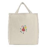 Musical Christmas - Mrs Claus embroidered bags