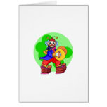 Musical Clown Greeting Cards