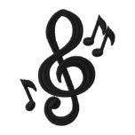 Musical embroidered shirts