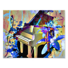 Musical Explosion Photographic Print