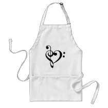 Musical Heart Apron