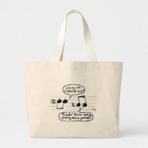 Musical Joke Cartoon Canvas Bags