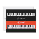 Musical Keyboard Piano Recital Or Party INVITATION