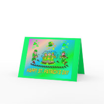 Musical Leprechauns Cards