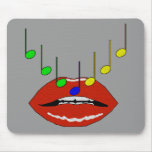 Musical Lips Mouse Pads
