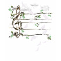 Musical Note Birds - white t-shirts