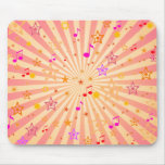 Musical Notes and Stars: Custom Mousepad