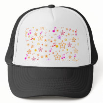 Musical Notes and Stars: Trucker Hats
