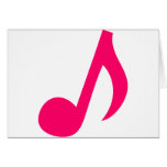 Musical notes cards