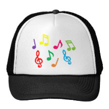 Musical notes hat