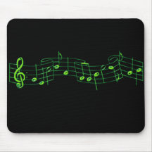 Musical Notes Mouse Pad