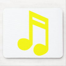 Musical notes mousepad