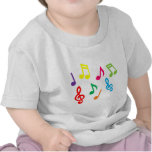 Musical notes tee shirts