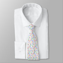 Musical Notes Tie - Multicolor by Heard_