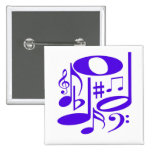 Musical  Purple Pin