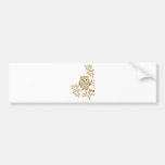 Musical Tree Owl Bumper Sticker