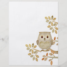 Musical Tree Owl Flyer