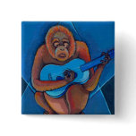 Musician art fun blues guitarist orangutan monkey