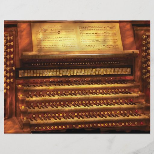 Musician - Organist - The Pipe Organ Personalized Flyer