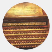 Musician - Organist - The Pipe Organ Stickers