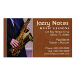 Musician – Saxophone Business Card