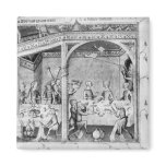 Musicians entertaining at a banquet magnets