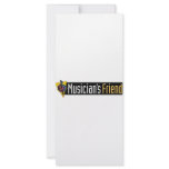 Musician's Friend Swag Rack Card Design