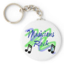 Musicians Rock keychains