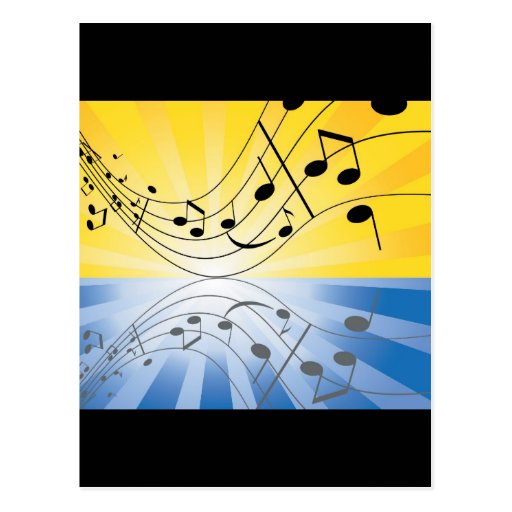 MusicNotes Postcards