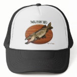Muskie-Plaque Mesh Hats