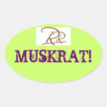 Muskrat Sticker